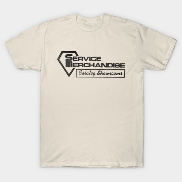 Service Merchandise Vintage Retro T-Shirt by Bigfinz